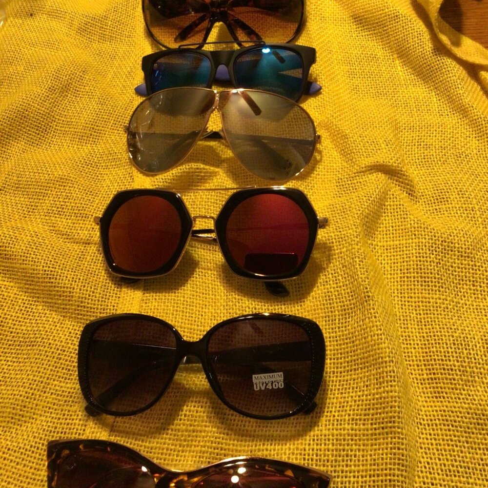 Set of 6 Sunglasses from Huntington beach
